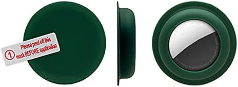 Air Tag – Funda adhesiva de silicona para Apple Airtag con soporte protector de silicona para Apple AirTag, portátil y antiarañazos, buscador de