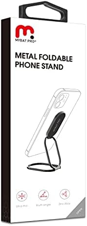 MYBAT PRO Soporte de anillo para teléfono, soporte de dedo con rotación de 360, agarre trasero plegable para teléfono celular para escritorio,