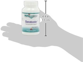 Nutricology Suplemento de seratonina  Serotonina para hombres y mujeres, apoyo calmante, 5-HTP, sueño sereno, norepinefrina, cápsulas vegetarianas