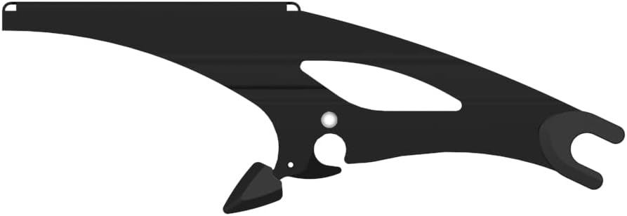 Advanblack Estante de montaje desmontable para jefe indio, jefe indio, caballo oscuro, maestro de carretera, Challenger indio (negro)
