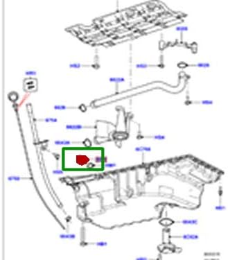 LAND ROVER TAPÓN DE DESAGÜE DE ACEITE MOTOR Y LAVADORA LR2 3.2L LR000499 LR000506 CORTECO