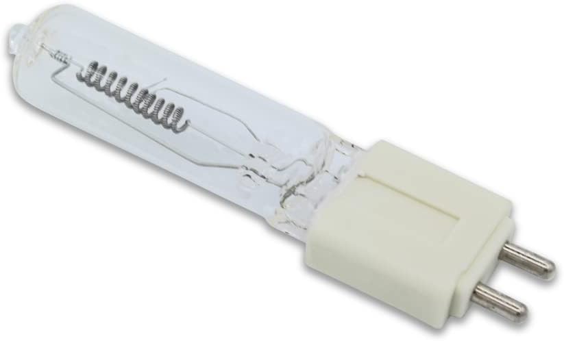 Bombilla halógena 575 para American DJ B557, FS-1000, Opti-PAR, ZB-HX600 – Lámpara FLK de 575 W con bombilla halógena mediana G9.5 de 2 pines – T6 –