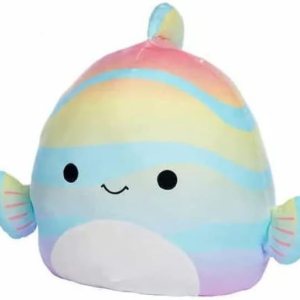Squishmallows Kellytoy 2022 Canda The Rainbow Fish de 16 pulgadas Squishmallows Kellytoy 2022 Canda The Rainbow Fish de 16 pulgadas