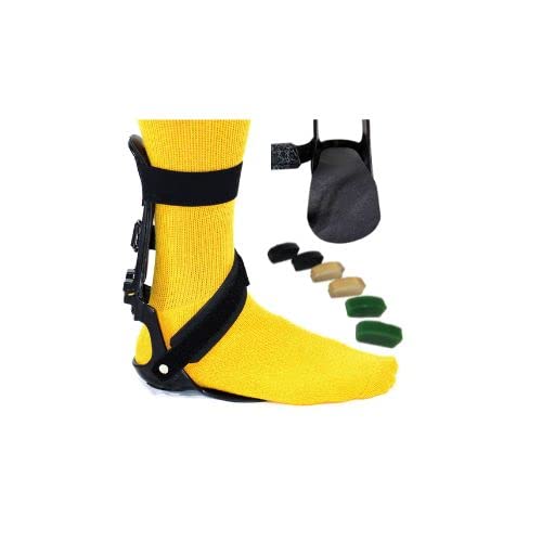 Soporte para pie caídoAFO con cubierta superior para mayor comodidad (pie derecho – grandeXL), soporte ajustable para caminar o correr con zapatos,