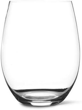 Riedel O Stemless – Copas de vino sin cristal, color cabernetmerlot (6 unidades)
