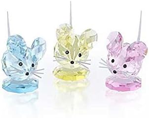 Swarovski Juego de tres réplicas de ratón, edición limitada