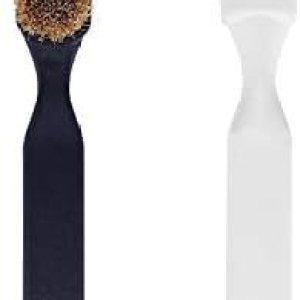 Cepillo de tiza de dos piedras con cerdas de pelo de jabalí gruesas, ultra durables, con mango ergonómico, portátil con bolsa de tiza de escalada Cepillo de tiza de dos piedras con cerdas de pelo de jabalí gruesas, ultra durables, con mango ergonómico, portátil con bolsa de tiza de escalada