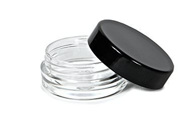La Tartelette Juego de 20 recipientes de cosméticos redondos de 0.11 onzas (0.11 oz), juego de tarros de viaje transparentes vacíos con tapa para