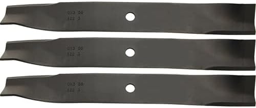 AZH Juego de 3 cuchillas de repuesto para cortacésped Toro Timecutter SS5000 de 50 pulgadas