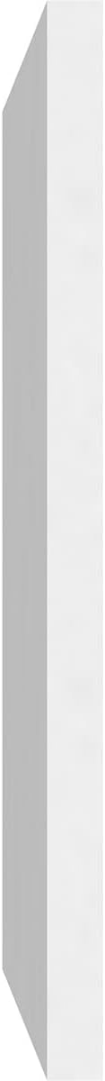 Ekena Millwork Panel de pared decorativo Cornell de 18 pulgadas de ancho x 12 pulgadas de alto x 58 pulgadas de profundidad