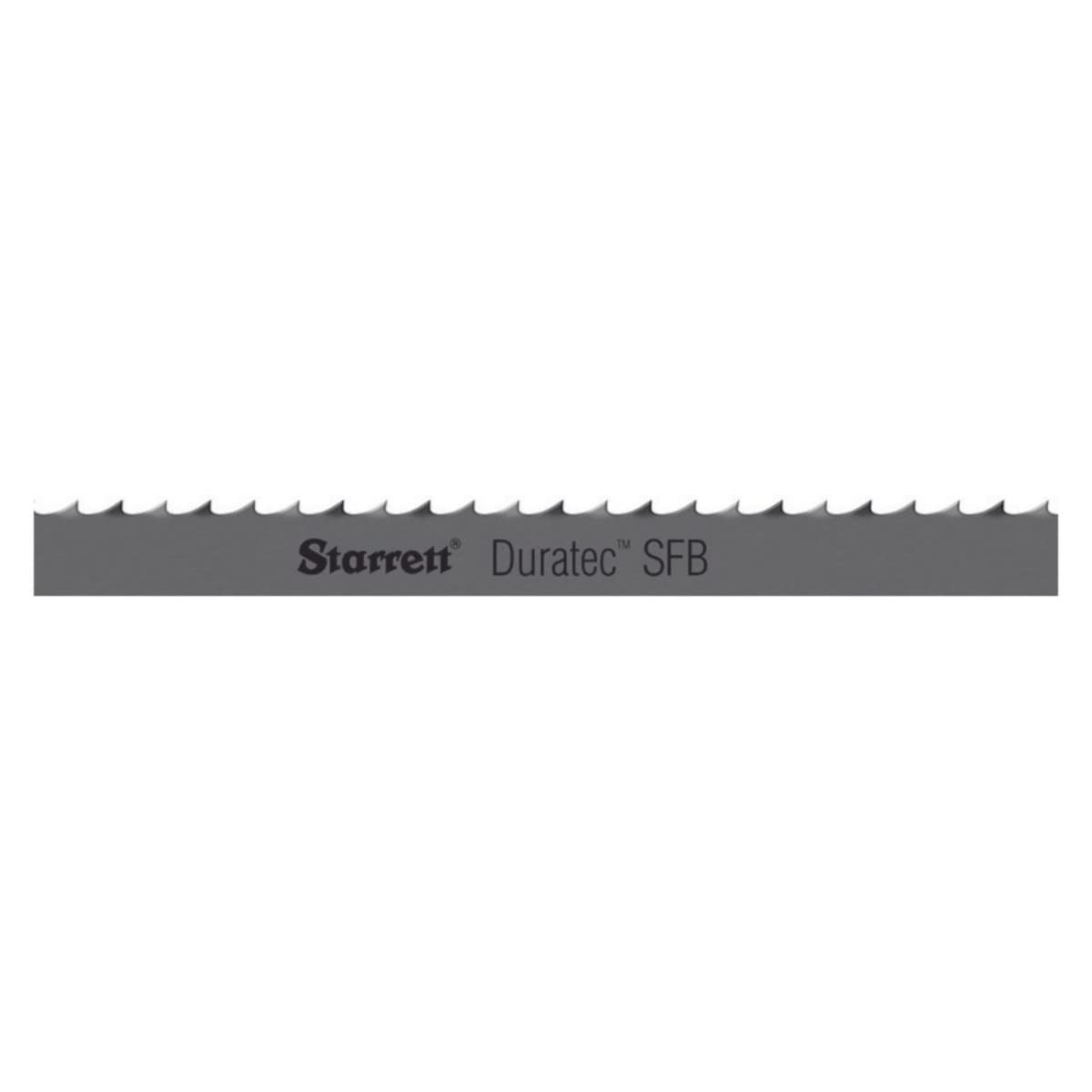 Starrett Duratec – Hoja de sierra de banda SFB, acero al carbono, diente regular, juego ondulado, rastrillo neutro, 150 pulgadas de largo, 12