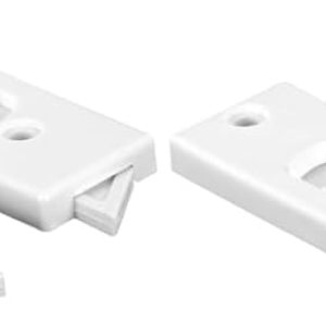 Prime-Line F 2599 – Cerradura de ventana de plástico blanco con pestillo de inclinación con resorte (paquete individual) (paquete de 2) Prime-Line F 2599 – Cerradura de ventana de plástico blanco con pestillo de inclinación con resorte (paquete individual) (paquete de 2)