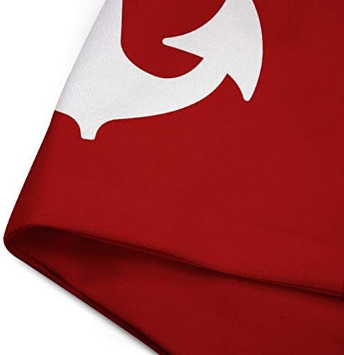 Emvency Funda de almohada decorativa con diseño de botes rojos, diseño náutico, océano, blanco, decoración del hogar, funda cuadrada de 18 x 18
