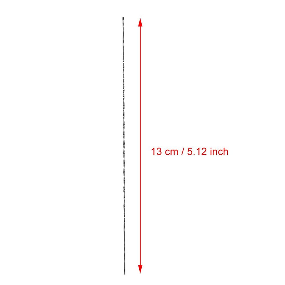 12 hojas de sierra de desplazamiento con dientes en espiral para cortar madera, metal, plástico, corte tallado para Bosch, etc. (4#)