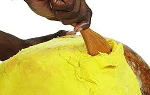 Selecciones de manteca de karité africana sin refinar cruda (8 onzas, 16 onzas, 32 onzas), manteca de karité prémium de grado AAA de Ghana, uso en