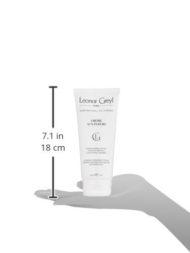 Leonor Greyl Paris – Creme Aux Fleurs – Crema calmante para el cuero cabelludo y el cabello para cabello seco, teñido y cuero cabelludo sensible