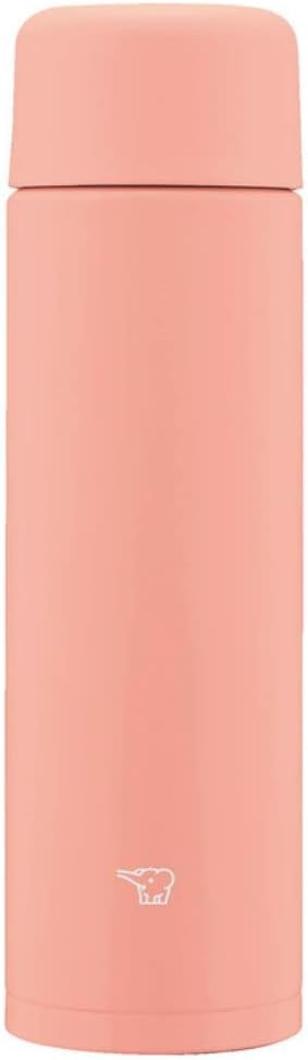 Zojirushi SM-MA35-PM Water Bottle, Seamless Stopper, Small Capacity, 11.8 fl oz (350 ml), Screw, Stainless Steel Mug, Dahlia Pink, Integrated Washer