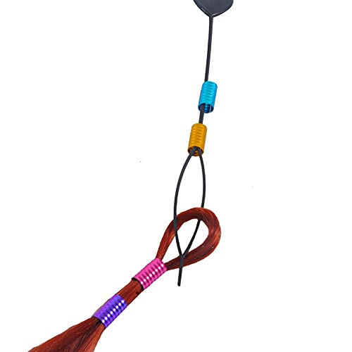 Beader rápido para cargar cuentaskit de peinado automático para el cabelloplástico Magic Topsy Tail Hair Braid Hair Styling Maker (negro)