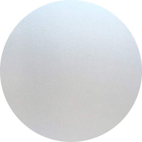 Película precortada esmerilada para ventana, círculo de privacidad, autoestático, 26 pulgadas de diámetro