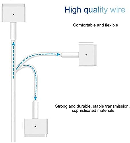 Elvoes Reemplazo para MacBook Air Charger, AC 45W T-tip adaptador de corriente Cargador portátil para Mac Book Air