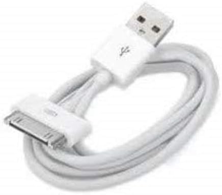 Paquete de 5 cables de carga USB de sincronización de datos blancos de 30 pines de 3.3 ft de largo para Apple iPhone 4 4S 3G 3GS Apple iPad 1 2 3