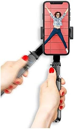 BoxWave Soporte y soporte compatible con Samsung Galaxy Z Fold 5 – Gimbal SelfiePod, Selfie Stick Extensible Video Gimbal Estabilizador – Negro