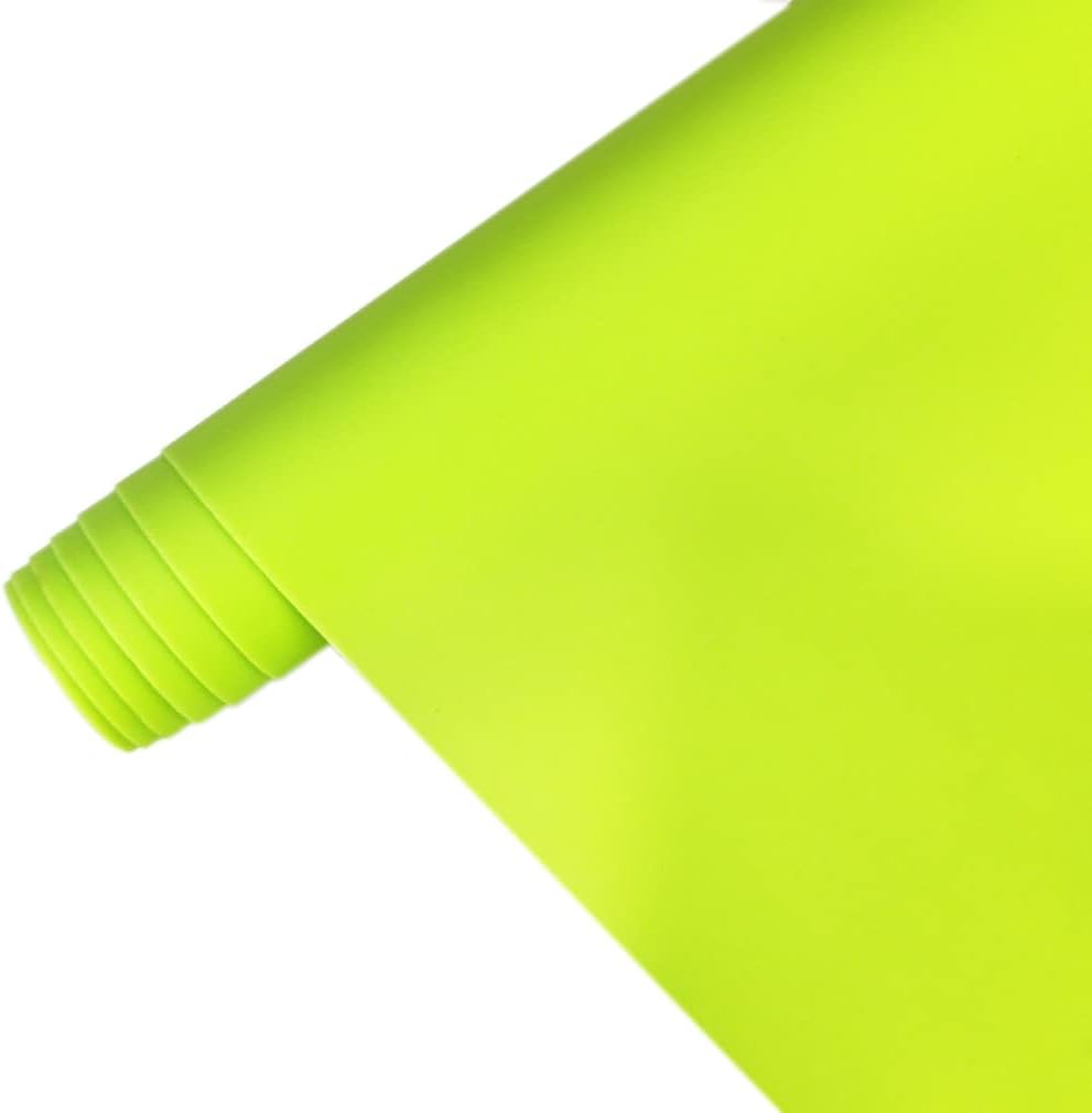 Rollo de vinilo de PVC de gelatina de 11.8 x 53 pulgadas, suave, de color liso, impermeable, tela de PVC para esterilla, lazos para el cabello,