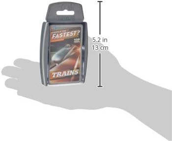 Top Trumps Trains Classics – Juego de cartas, aprende sobre el metro de Londres, los trenes de hielo alemanes y Beijing Shanghai en este juego