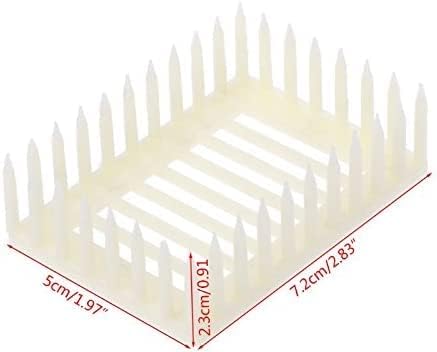 White Queen Marker Cage Clip Bee Plastic Catcher Apicultor Herramientas Equipo de Herramientas de Apicultura de Plástico Reina Marcador Clip de