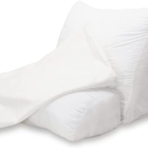 Contour Flip Pillow 10 en 1 Almohada de soporte corporal de cuña para cama, tamaño King, funda protectora de almohada blanca Contour Flip Pillow 10 en 1 Almohada de soporte corporal de cuña para cama, tamaño King, funda protectora de almohada blanca