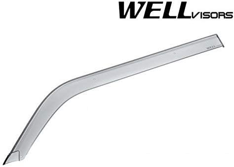 WellVisors Repuesto para 2008-2015 Scion xB CLIP-ON ahumado tintado serie premium deflectores laterales de protección de lluvia 3-847SC006