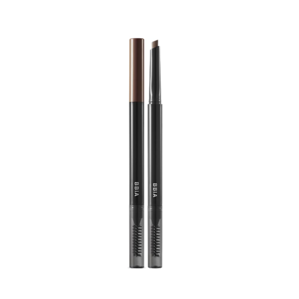 BBIA Last Auto Lápiz de cejas 5 colores  Lápiz definidor de cejas sin sebo, impermeable y a prueba de sudor, cepillo de cejas de doble cara, da