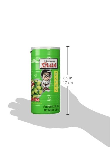 KOH KAE Cacahuetes Wasabi. Galletas saladas, cacahuetes, nori, sabor Wasabi 230 G  latas fabricadas en Tailandia