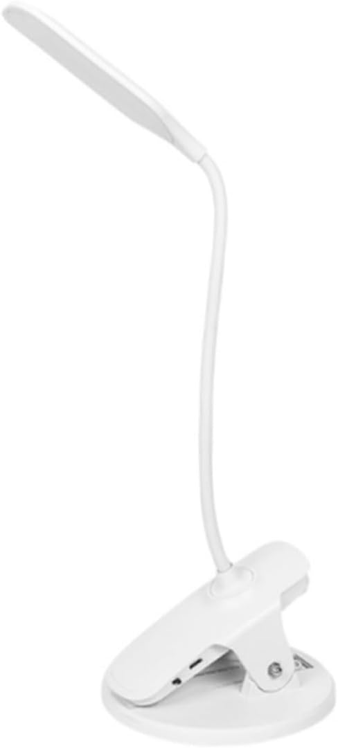 Uonlytech Lámpara de escritorio con clip, 1 unidad, lámpara de escritorio portátil, lámpara de mesa, luces de mesa para escritorio, lámpara de