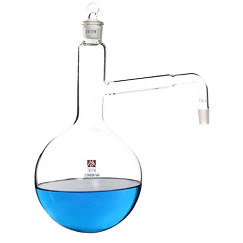 Kit de destilación de aceite esencial de laboratorio, purificador de agua, kit de cristalería con embudo separador, tubo condensador