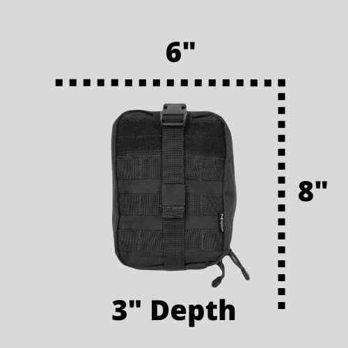 Molle Tactical Rip Away IFAK bolsa de estilo militar, equipo médico de primeros auxilios, resistente al agua