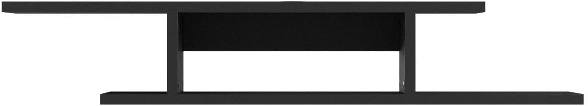 FITUEYES Estante flotante conciso para TV  Centro de entretenimiento montado en la pared, gabinete de pared con componente de consola multimedia,