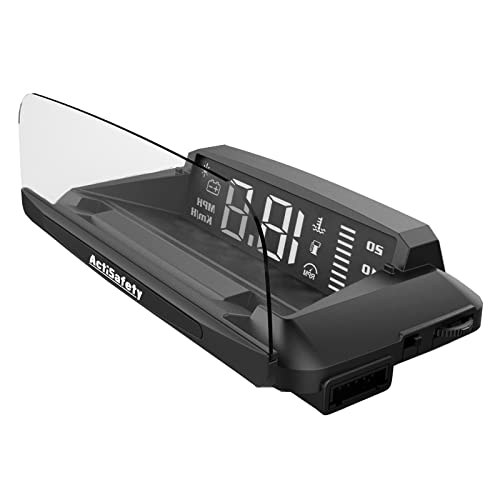 HUD OBD2 H408C Espejo HUD Head Up Display Auto Car Speed Projector KMH MPH Velocímetro Detector de coche Consumo de aceite