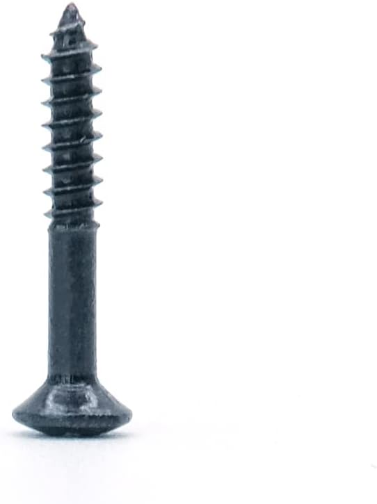 harpfeas 20 tornillos de montaje para anillo de pastilla Humbucker para guitarra Les Paul SG (negro)