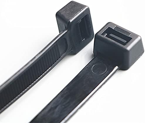 Bridas para cables de 10 pulgadas, paquete de 100 unidades, resistentes a los rayos UV, resistentes a la tensión, de grado profesional, 75 libras