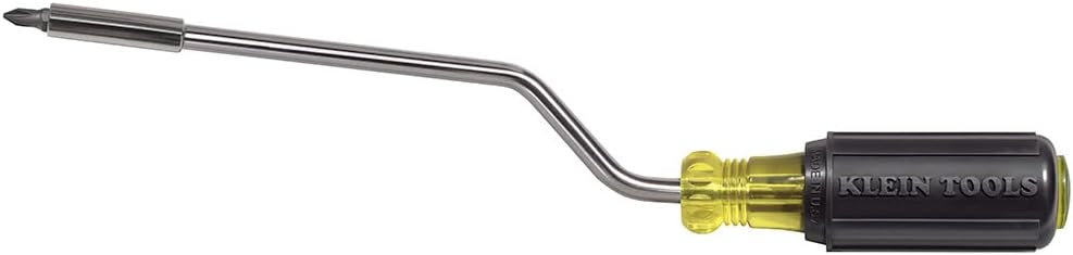 Klein Tools 67100 Juego de destornilladores múltiples, fabricado en Estados Unidos, destornillador Rapi-Driv intercambiable 2 en 1 con Phillips y