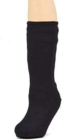 CastCoverz! Funda de moda para piernas  negro  grande corto  debajo de la rodilla  protectora, decorativa y lavable  Fabricado en Estados Unidos