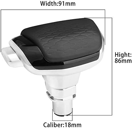 WHNBYYD Pomo de la palanca de cambios para automóvil, accesorios automáticos compatibles con Land Rover Freelander 2Compatible con Volvo S80 V70 S60
