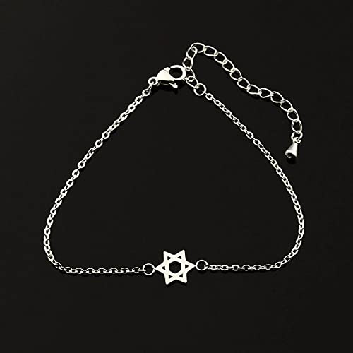 star of david, jewish jewelry, jewish bracelet, bracelet, magen david, bat mitzvah gift, star bracelet, judaica jewelry, jewish, judica (Gold)