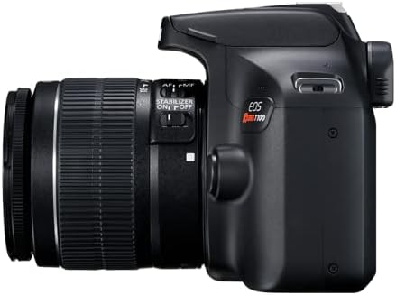 Canon EOS Rebel T100  4000D Cámara DSLR con lente de 0.709-2.165 in, lente Canon EF 2.953-11.811 in, tarjeta de memoria de 64GB, kit de filtro de