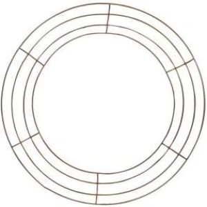 Forma de coronamarco de metal dorado de 14 pulgadas, paquete de 2 Forma de coronamarco de metal dorado de 14 pulgadas, paquete de 2