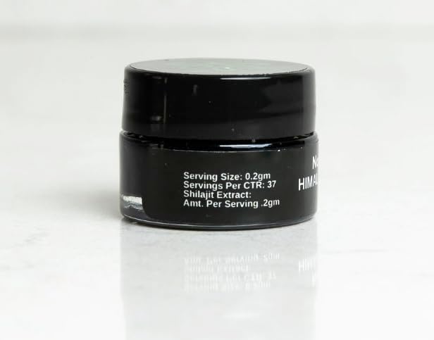 Natural Rems Shilajit orgánico – Shilajit orgánico puro del Himalaya – Suplemento de ácido fúlvico puro Shilajit – Suplemento de energía y enfoque