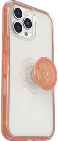 OtterBox + POP SYMMETRY SERIES – Funda para iPhone 13 Pro Max – Embalaje no minorista – Melondramatic naranja transparente, Apple Phonecase, ajuste