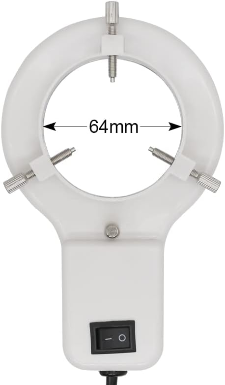 Accesorios de microscopio digital de mano Iluminadores de microscopio-8W 10W Microscopio Fuente de luz superior-Diámetro interior 60642.756 in