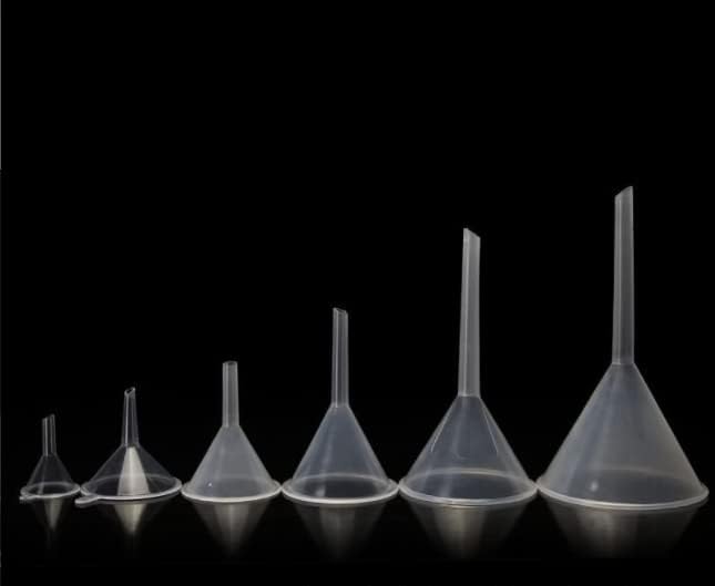 Embudo de cocina Embudo de plástico para llenar botellas, conservas y cocinar (juego de 3 piezas de tamaño grande)